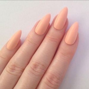 Press On Peach Colored Nails